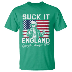 Funny 4th Of July George Washington T Shirt Suck It England TS12 Irish Green Print Your Wear