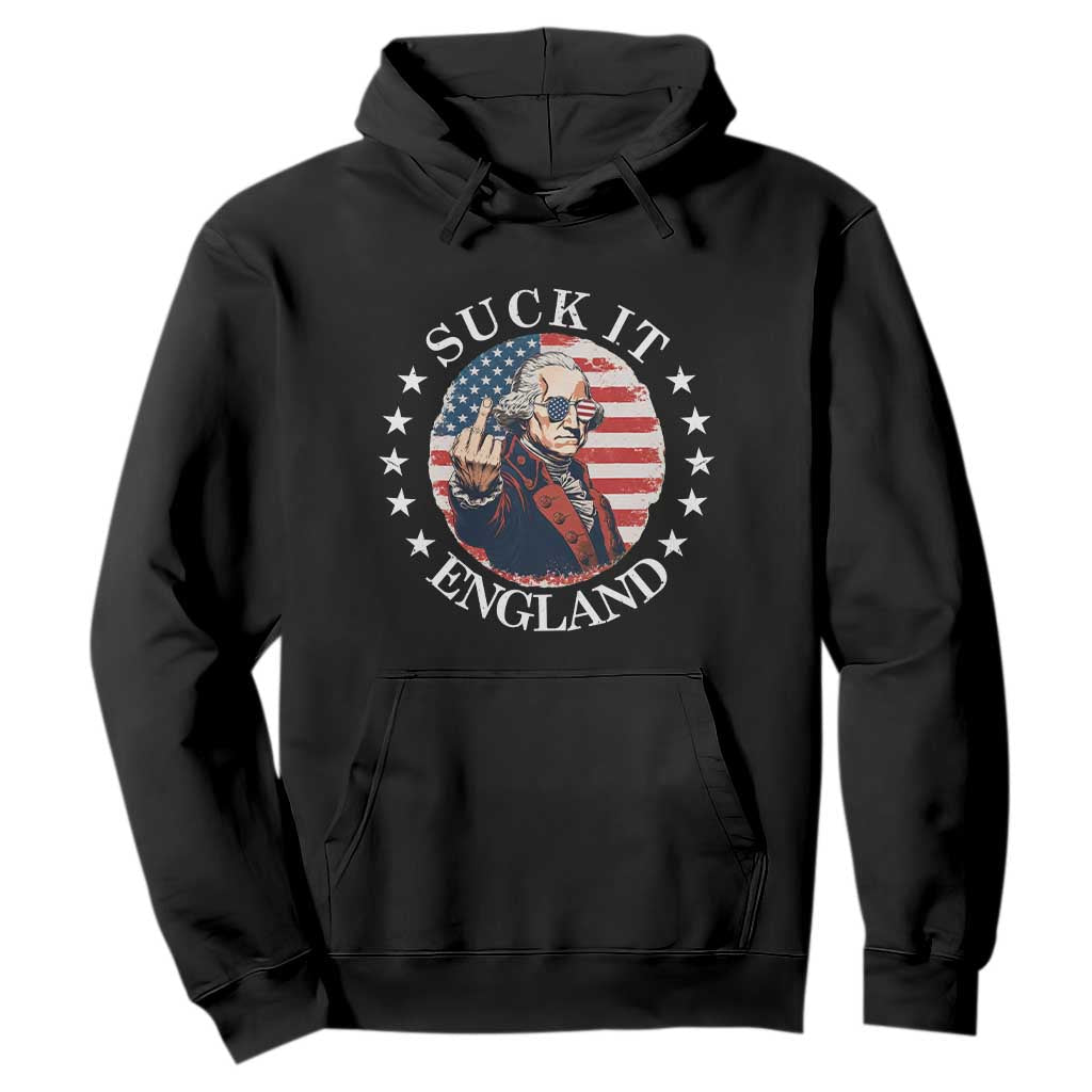 Funny George Washington Revolutionary War Hoodie Suck It England TS12 Black Print Your Wear