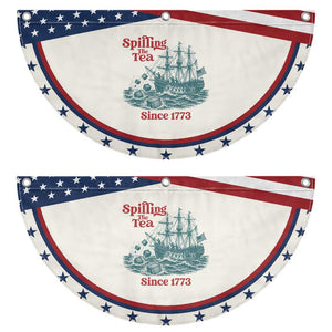 Spilling The Tea Since 1773 Patriotic Fan Flag American History Gift TS12 2pcs pack Classic Beige Print Your Wear