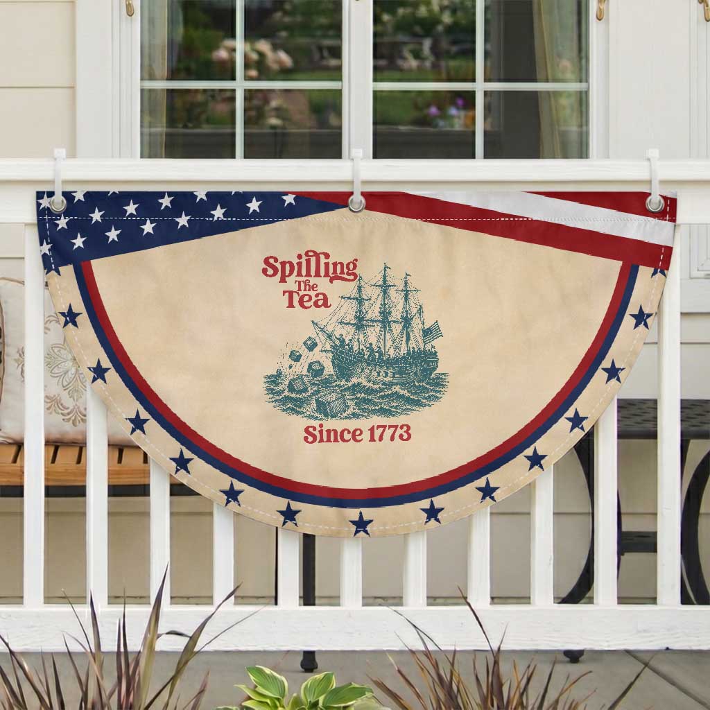 Spilling The Tea Since 1773 Patriotic Fan Flag American History Gift TS12 2pcs pack Classic Tan Print Your Wear