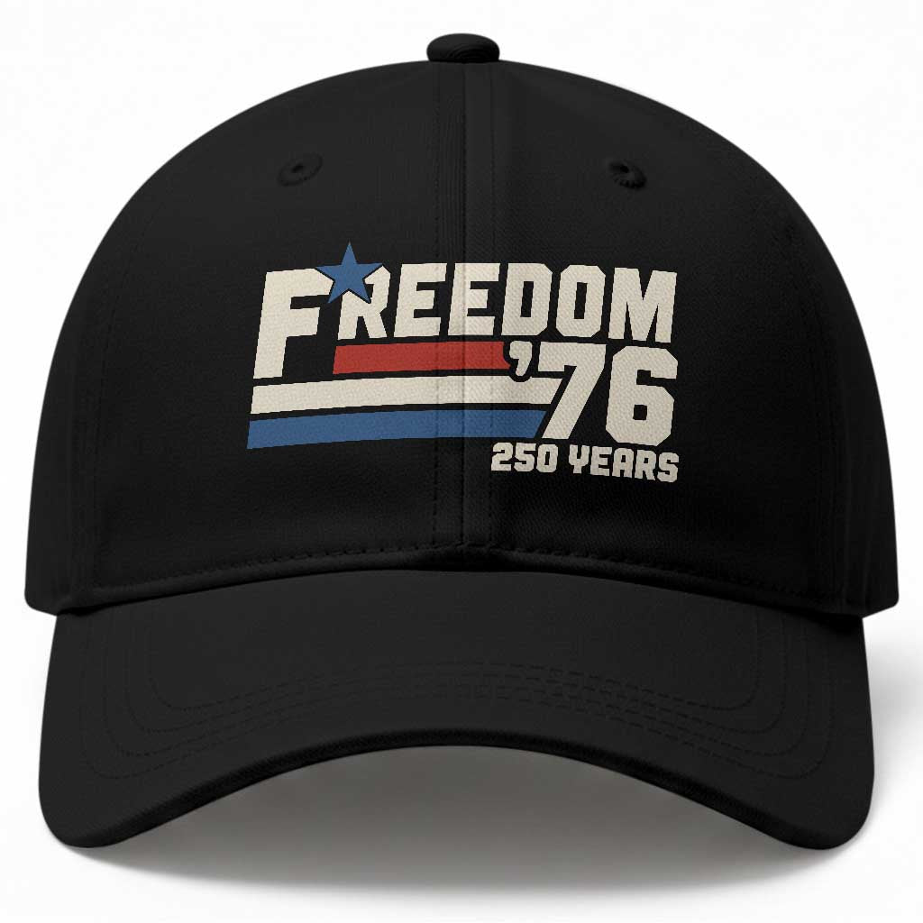 America Retro 250 Years Freedom USA 1776 2026 Baseball Cap TS12 Print Your Wear