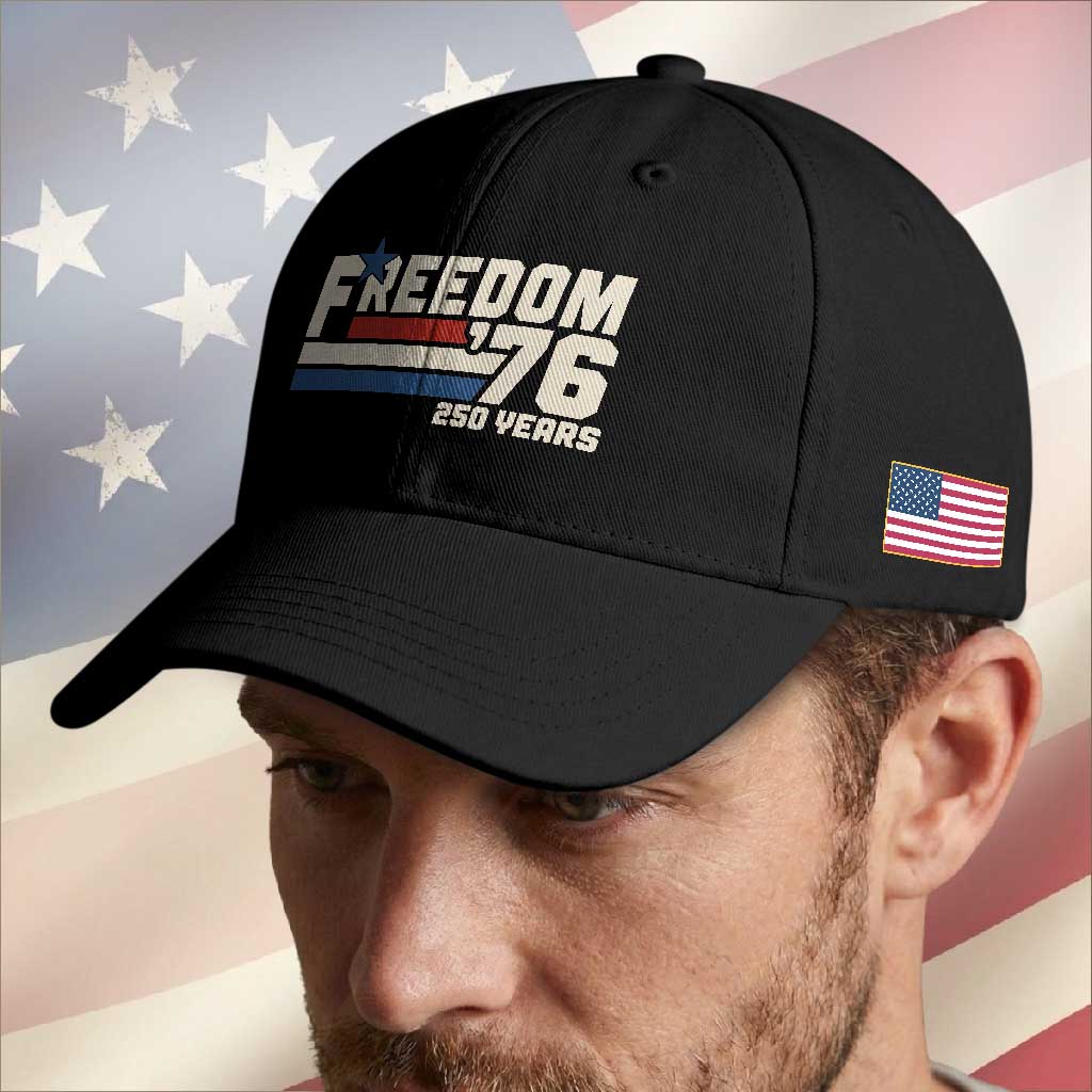 America Retro 250 Years Freedom USA 1776 2026 Baseball Cap TS12 Print Your Wear