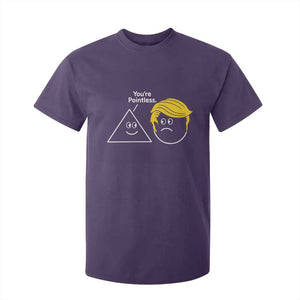 Funny Political Geometry Joke T Shirt For Kid Youre Pointless Graphic TS12 Purple Print Your Wear