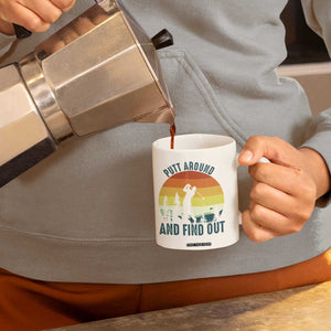 Putt Around And Find Out Coffee Mug Funny Golf Player Gift TS12 Print Your Wear
