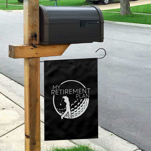 Funny Retirement Golf Garden Flag Saying Golfing Gift TS12 Print Your Wear