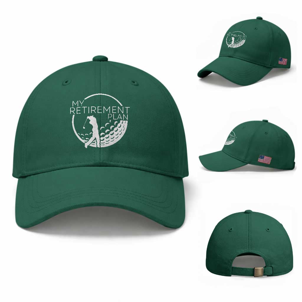 Funny Retirement Golf Baseball Cap Saying Golfing Gift TS12 Baseball Cap Universal Fit Irish Green Print Your Wear