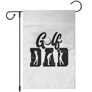 Golf Dad Garden Flag Gift For Sport Lover TS12 White Print Your Wear