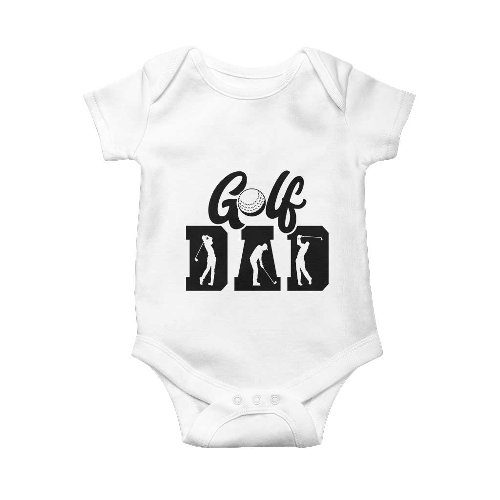 Golf Dad Baby Onesie Gift For Sport Lover TS12 White Print Your Wear