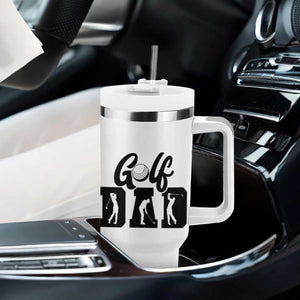 Golf Dad Tumbler With Handle Gift For Sport Lover TS12 Print Your Wear
