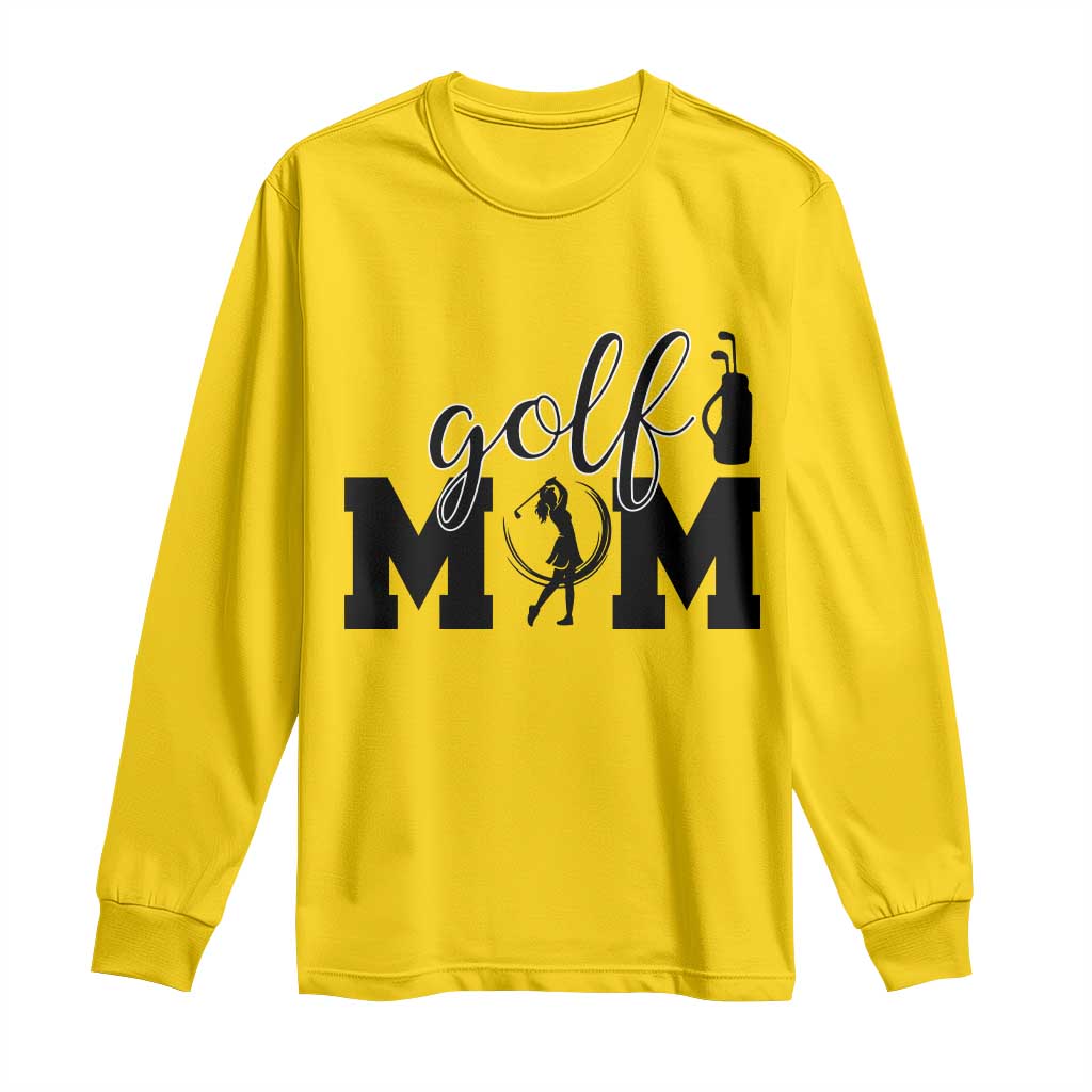 Proud Golf Mom Lifestyle Long Sleeve Shirt Sports Gift Idea TS12 Daisy Print Your Wear