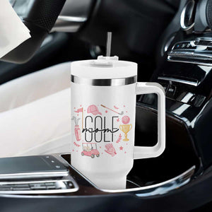 Golf Mom Life Proud Tumbler With Handle Sports Lover Gift TS12 Print Your Wear
