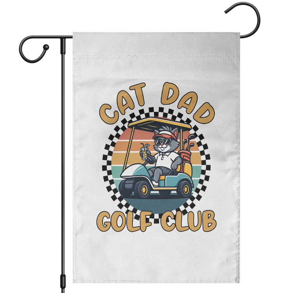 Cat Dad Golf Club Garden Flag Funny Sports Lover Gift TS12 White Print Your Wear