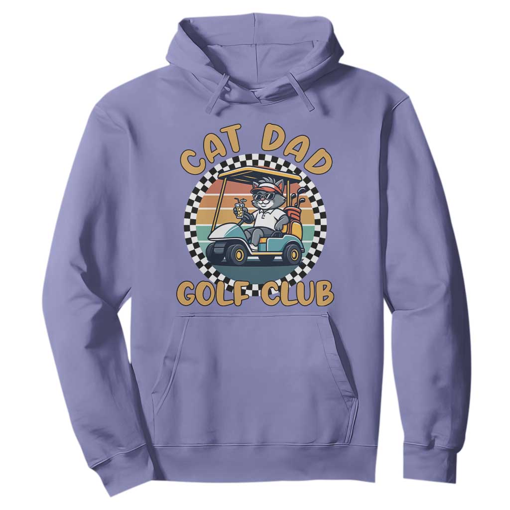 Cat Dad Golf Club Hoodie Funny Sports Lover Gift TS12 Violet Print Your Wear