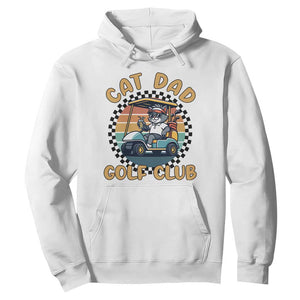 Cat Dad Golf Club Hoodie Funny Sports Lover Gift TS12 White Print Your Wear