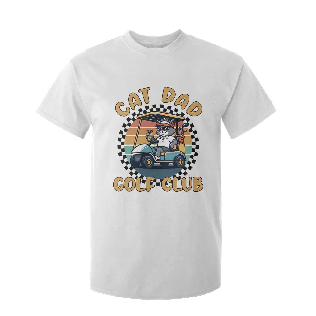 Cat Dad Golf Club T Shirt For Kid Funny Sports Lover Gift TS12 White Print Your Wear