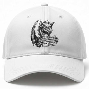 Funny Dragon Saying Baseball Cap Always Be Yourself Unless You Can Be A Dragon