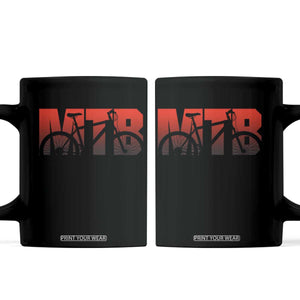 Mountain Biking Lover Coffee Mug Outdoor Bicycle Adventure Life Gift