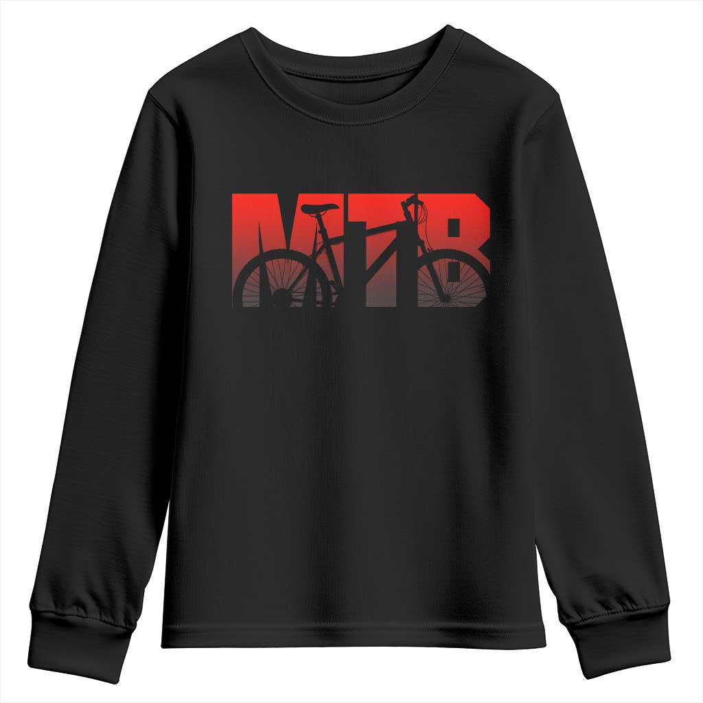 Mountain Biking Lover Youth Sweatshirt Outdoor Bicycle Adventure Life Gift