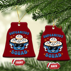 Hanukkah Sufganiyot Squad Ceramic Ornament Funny Jelly Donut Jewish Gift TS12 Print Your Wear