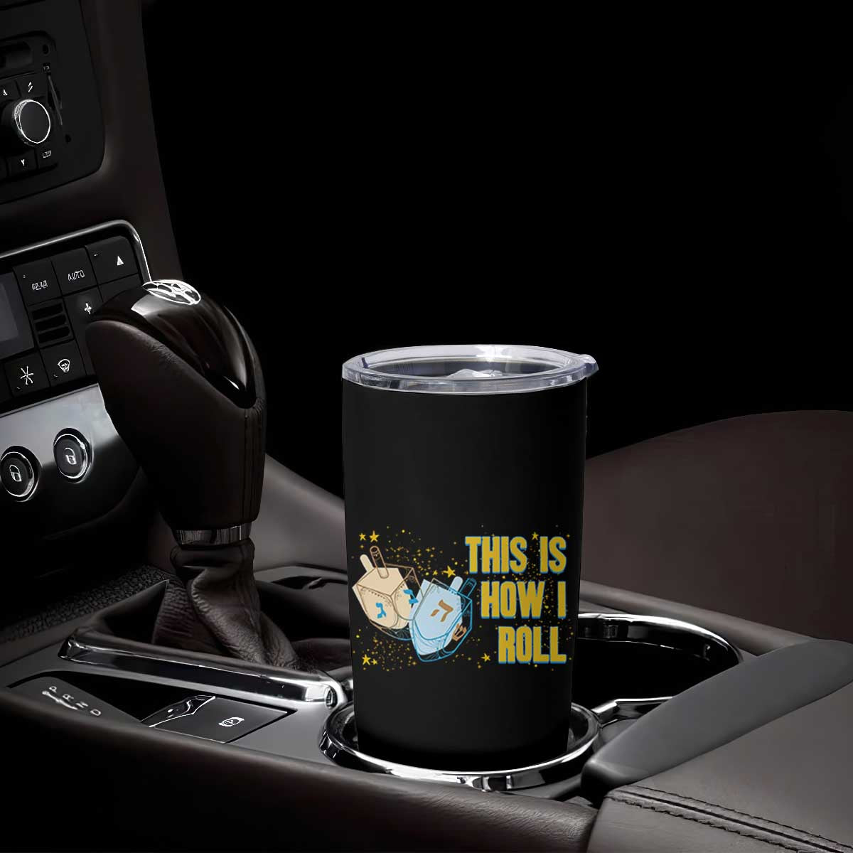 This Is How I Roll Tumbler Cup Jewish Holiday Dreidel Gift TS12 Print Your Wear