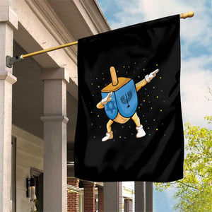 Funny Hanukkah Dreidel Dabbing Holiday Gift Garden Flag TS12 Print Your Wear