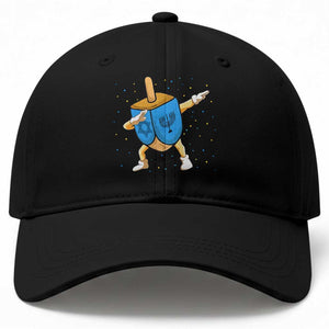 Funny Hanukkah Dreidel Dabbing Holiday Gift Baseball Cap TS12 Print Your Wear