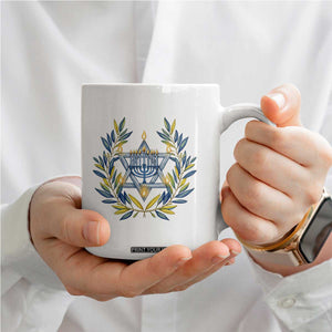 Hanukkah Flower Menorah Star Of David Coffee Mug Gift For Women TS12 Print Your Wear