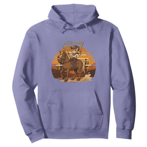 Funny Cowcat Six Seven Meme Hoodie Western 67 Trend Gift TS12 Violet Print Your Wear
