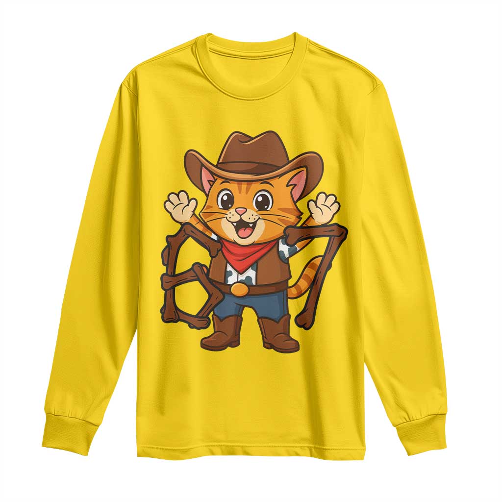 Funny Six Seven Meme Cowcat Long Sleeve Shirt Gen Alpha Slang Gift TS12 Daisy Print Your Wear