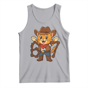 Funny Six Seven Meme Cowcat Tank Top Gen Alpha Slang Gift TS12 Athletic Heather Print Your Wear