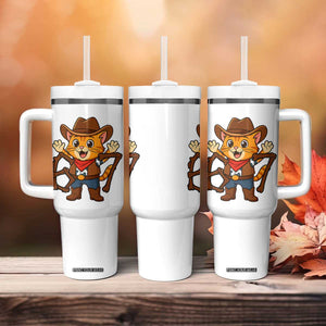 Funny Six Seven Meme Cowcat Tumbler With Handle Gen Alpha Slang Gift TS12 Print Your Wear