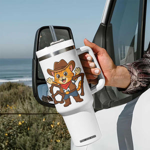 Funny Six Seven Meme Cowcat Tumbler With Handle Gen Alpha Slang Gift TS12 Print Your Wear