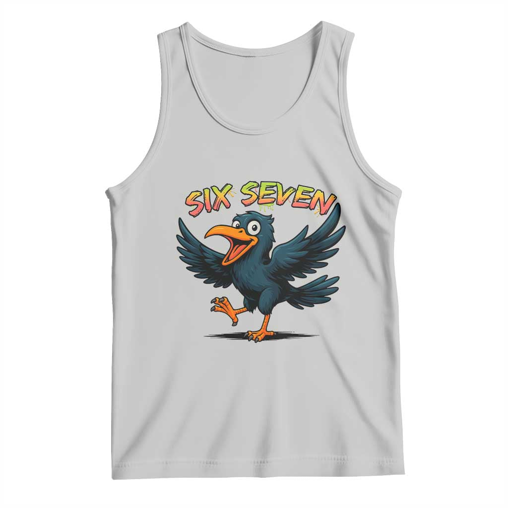 Funny Raven Six Seven Meme Trending Gift Tank Top TS12 Ash Print Your Wear