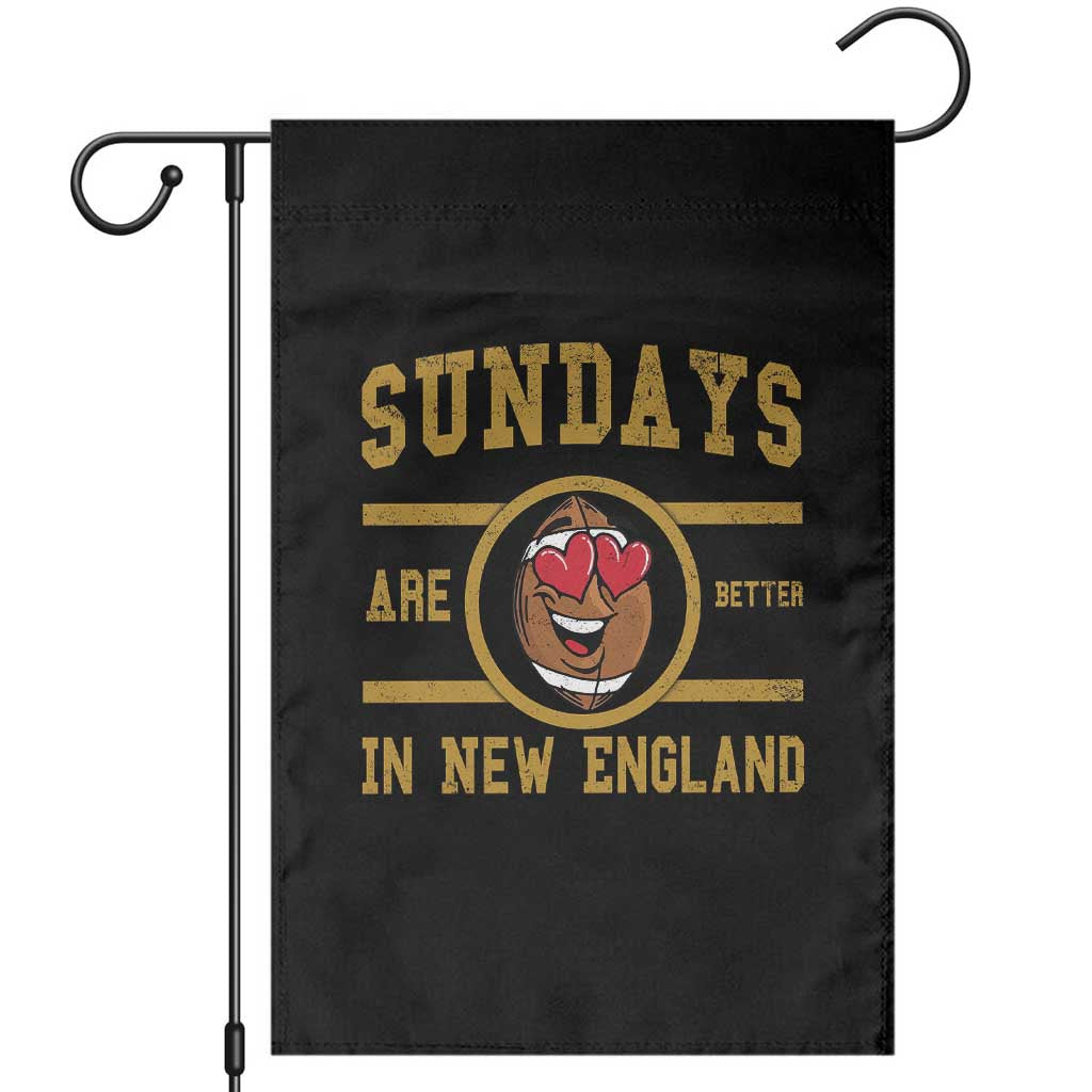 Sundays Are Better In NE Garden Flag Game Day Lover Gift TS12 Black Print Your Wear