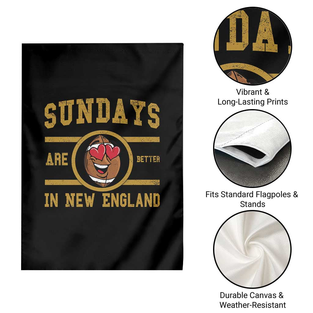 Sundays Are Better In NE Garden Flag Game Day Lover Gift TS12 Print Your Wear