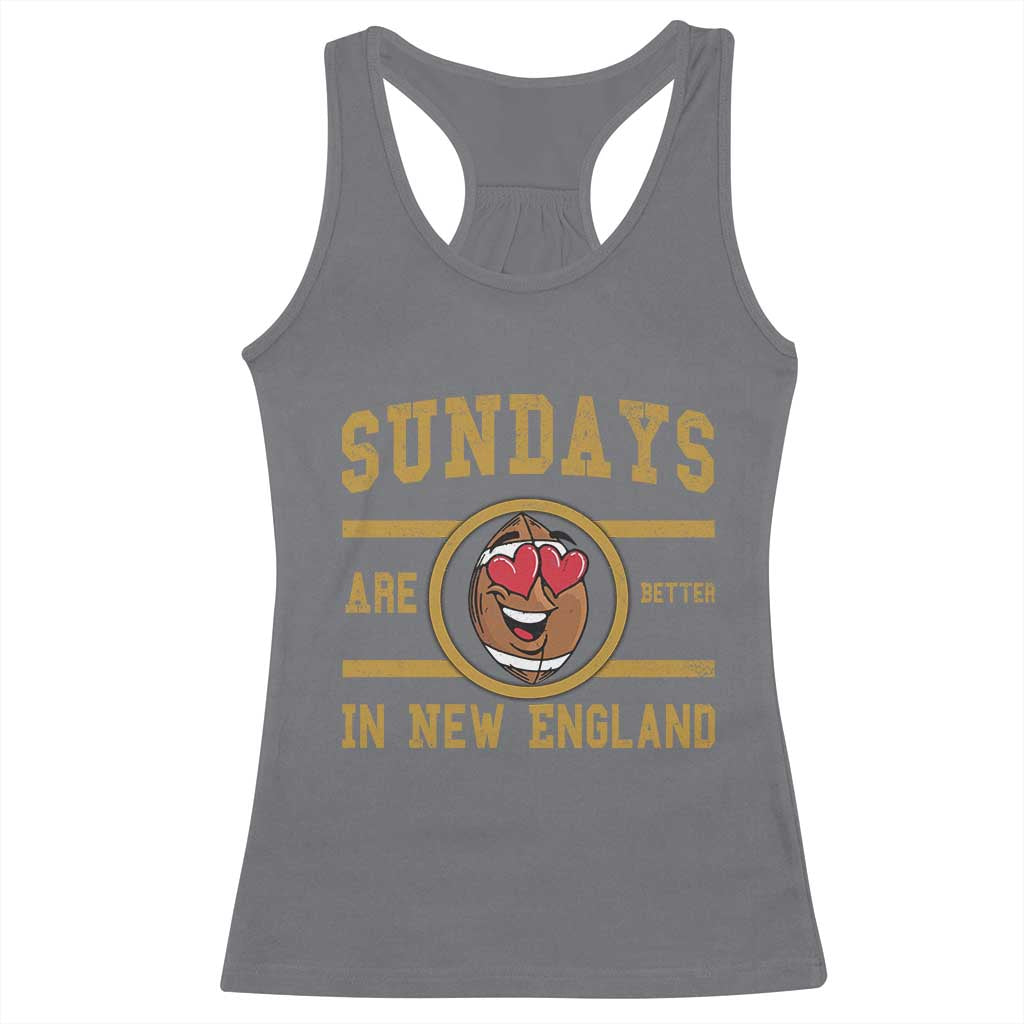 Sundays Are Better In NE Racerback Tank Top Game Day Lover Gift TS12 Charcoal Print Your Wear