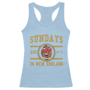 Sundays Are Better In NE Racerback Tank Top Game Day Lover Gift TS12 Light Blue Print Your Wear