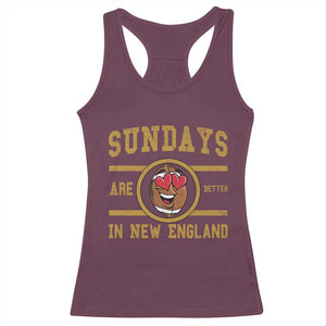 Sundays Are Better In NE Racerback Tank Top Game Day Lover Gift TS12 Maroon Print Your Wear