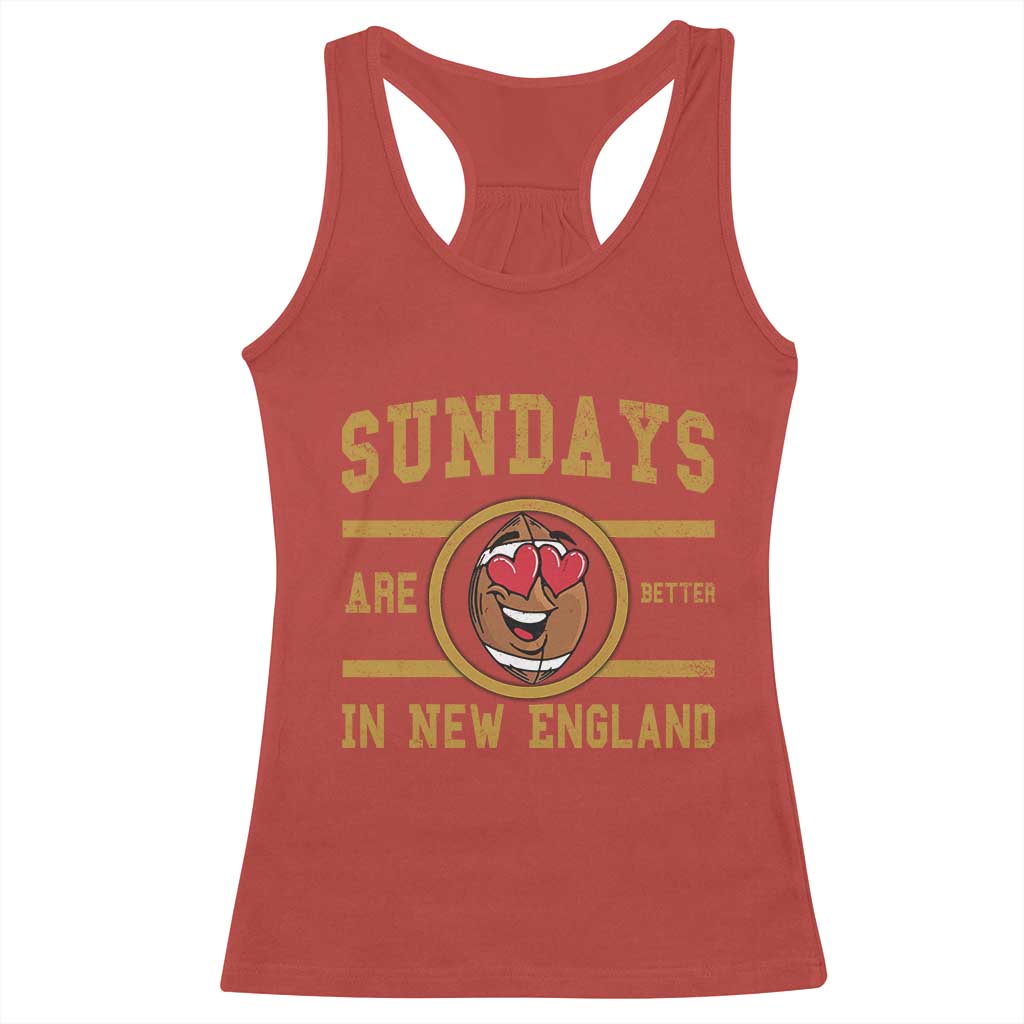 Sundays Are Better In NE Racerback Tank Top Game Day Lover Gift TS12 Red Print Your Wear