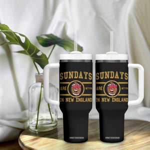 Sundays Are Better In NE Tumbler With Handle Game Day Lover Gift TS12 Print Your Wear