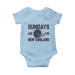 Sundays Are For NE Baby Onesie Game Day Lover Gift TS12 Light Blue Print Your Wear