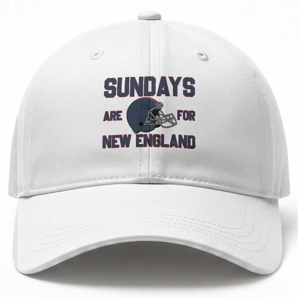 Sundays Are For NE Baseball Cap Game Day Lover Gift TS12 Print Your Wear