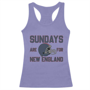 Sundays Are For NE Racerback Tank Top Game Day Lover Gift TS12 Violet Print Your Wear
