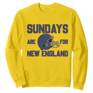 Sundays Are For NE Sweatshirt Game Day Lover Gift TS12 Daisy Print Your Wear