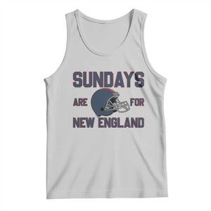Sundays Are For NE Tank Top Game Day Lover Gift TS12 Ash Print Your Wear