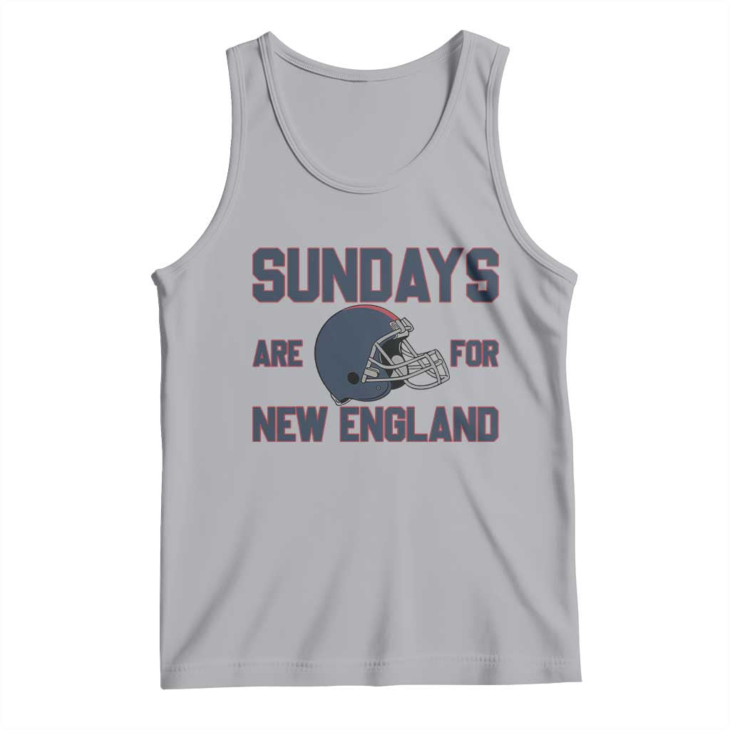 Sundays Are For NE Tank Top Game Day Lover Gift TS12 Athletic Heather Print Your Wear
