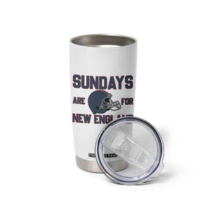 Sundays Are For NE Tumbler Cup Game Day Lover Gift TS12 Print Your Wear