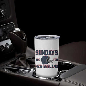 Sundays Are For NE Tumbler Cup Game Day Lover Gift TS12 Print Your Wear