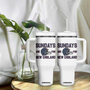 Sundays Are For NE Tumbler With Handle Game Day Lover Gift TS12 Print Your Wear
