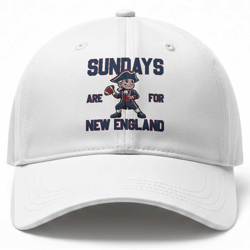 Sundays Are For NE Baseball Cap Game Day Sports Fan Gift TS12 Print Your Wear